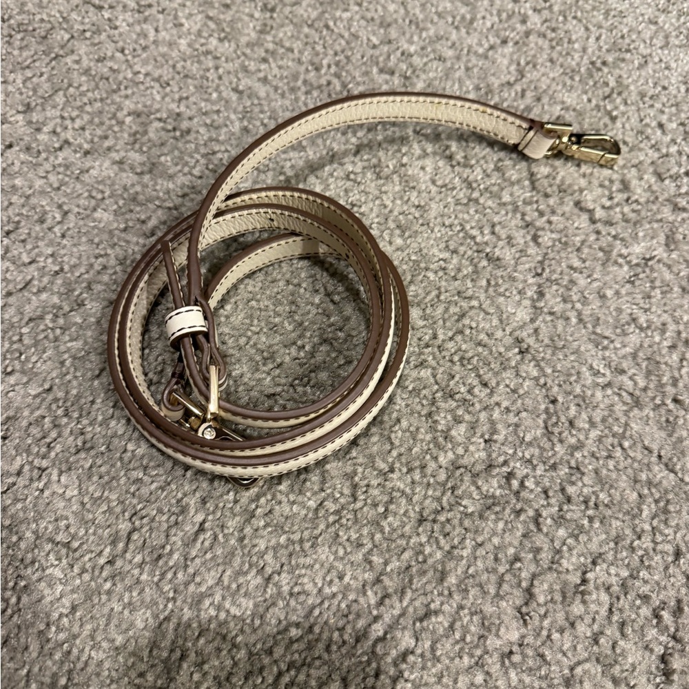 Kate Spade Cream Satchel with Tan Trim - Picture 5 of 5